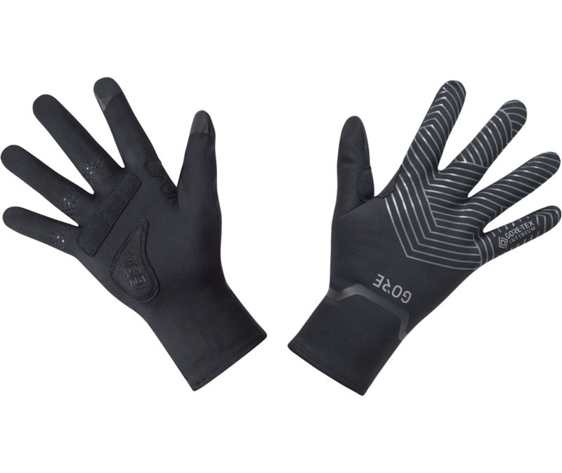 Gore GTX Infinium Stretch Mid Gloves Black/Grey-1